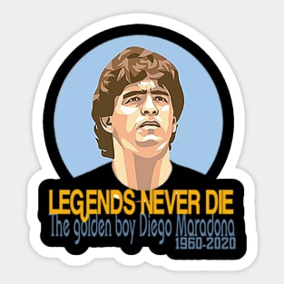 Legends Never Die Sticker